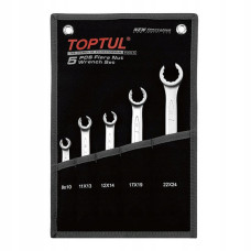 Набір ключів розрізних TOPTUL 5 шт. 8-24 мм (чохол) GPAQ0502