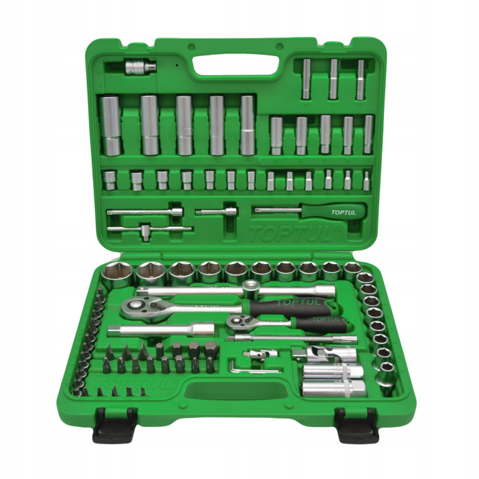 Набір автоінструментів 1/4", 1/2" 94од. (6-гр.) TOPTUL GCAI094R
