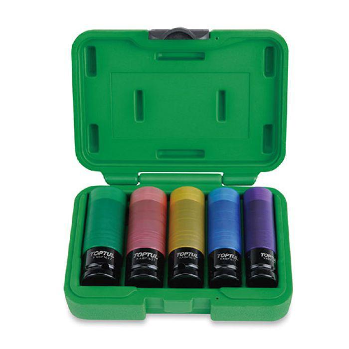 Набір головок для литих дисків TOPTUL 1/2" 5од. Pro-Series GDAI0503