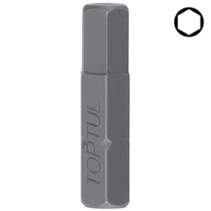 Біта для викрутки TOPTUL 1/4" 25 мм HEX 2 мм FSDA0802