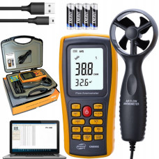 Анемометр-термометр USB 0,3-45 м/с, 0-45 °C BENETECH GM8902