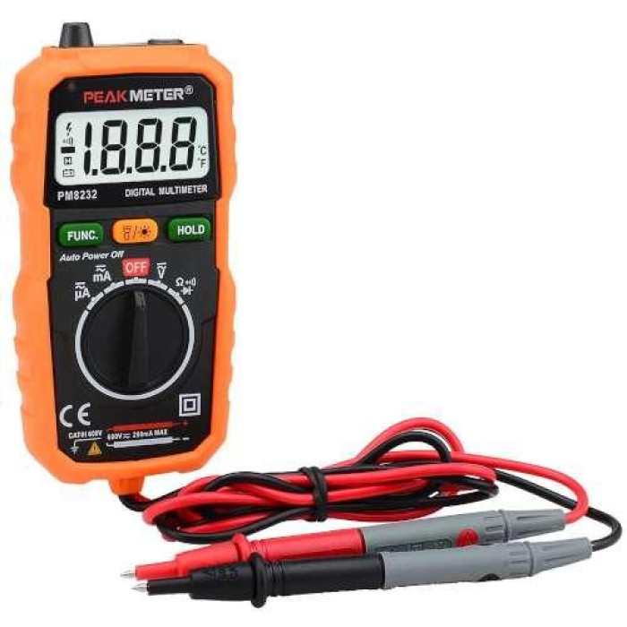 Мультиметр портативний цифровий PeakMeter PM8232