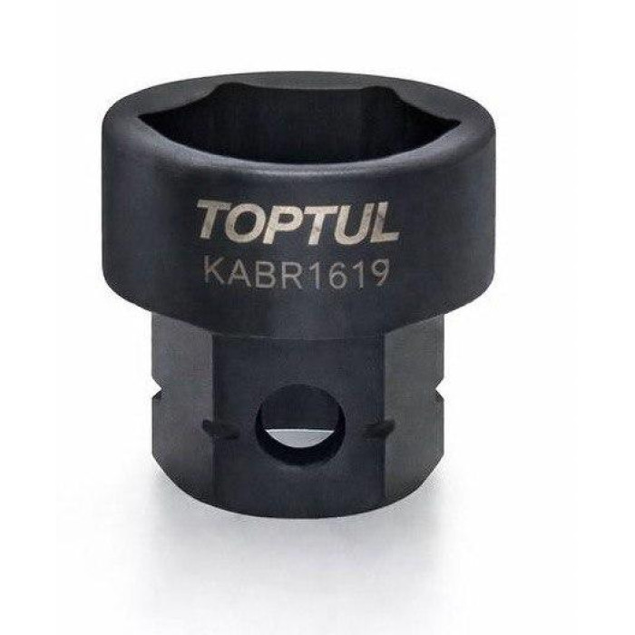 Головка ударна низькопрофільна із 6-гр. хвостовиком 1/2" 19 мм TOPTUL KABR1619