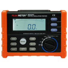 Мегаометр (0-10 ГΩ) (тестер опору ізоляції) PeakMeter MS5203