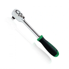 Тріскачка 1/4" 72 зубці (гумова ручка) TOPTUL CJRM0815