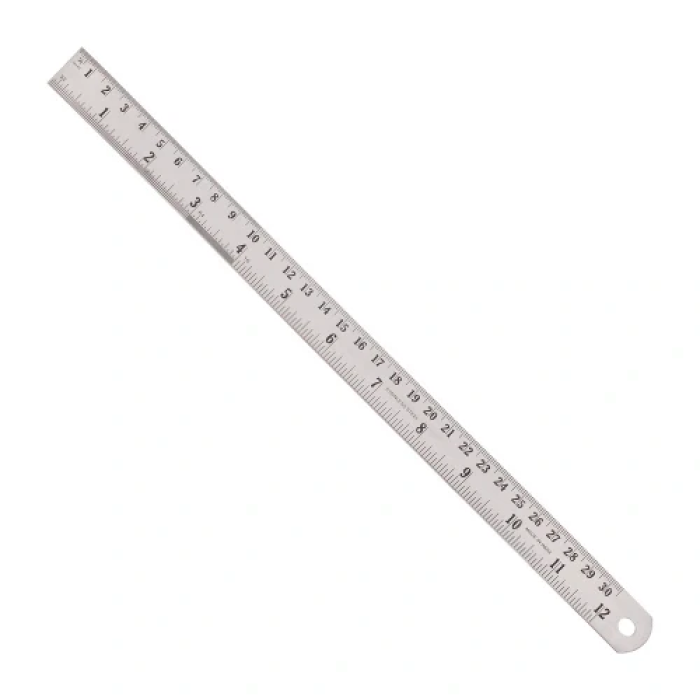 Лінійка з неіржавкої сталі 300 mm/12" STANDART SR300ST