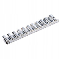 Набір 12-гранних головок на планці TOPTUL 12-гр. 1/2" 11ед. 8-22мм GAAQ1601U-12